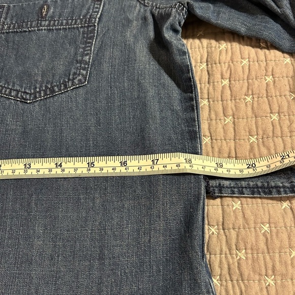 Banana Republic Women’s Blue Denim Shirt Dress Size 4P - Picture 12 of 12